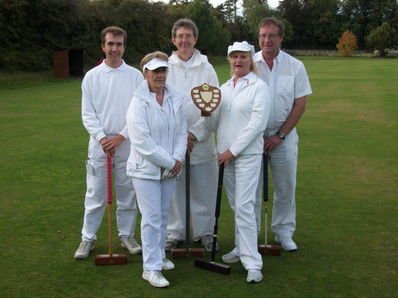 Abbey winning the Golf Handicap League in Taunton